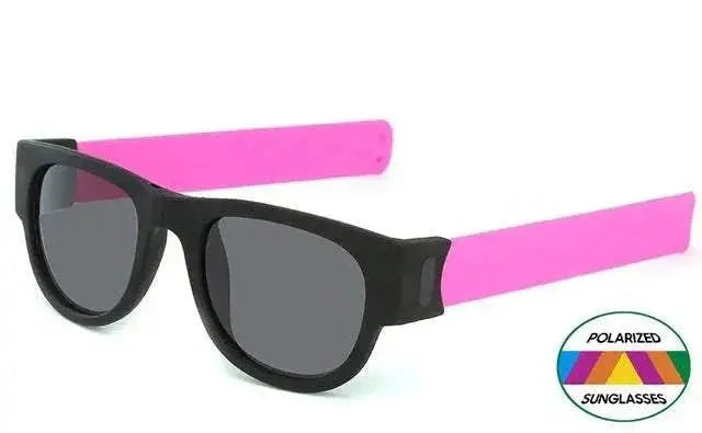Foldable Polarized Sports Sunglasses for Men - IENJOY Active Polarized-pink