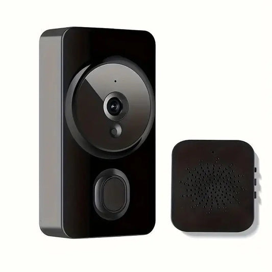 Intelligent Visual Doorbell Wireless Wifi Home Bright Black