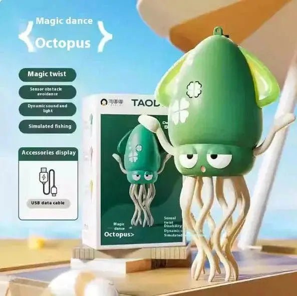 Interactive Octopus Puzzle Toy Green Base