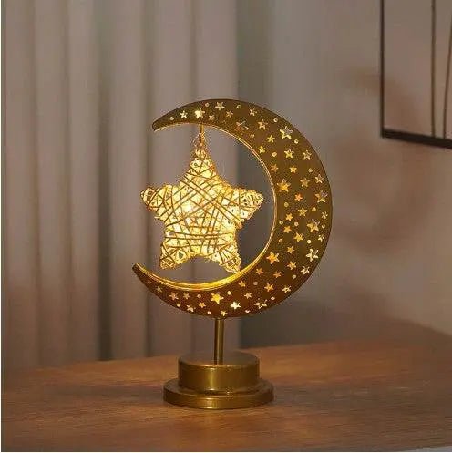 LED Modeling Lamp Creative Personality Iron Moon Full Sky Star Frame Vine Star