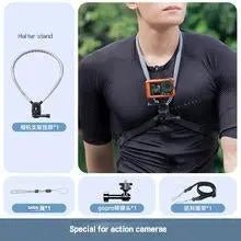 Magnetic Neck Strap Mount For Mobile Live Streaming With Anti-Shake Shooting Original-Angle Action Camera Mount For Cycling Photography Action Camera