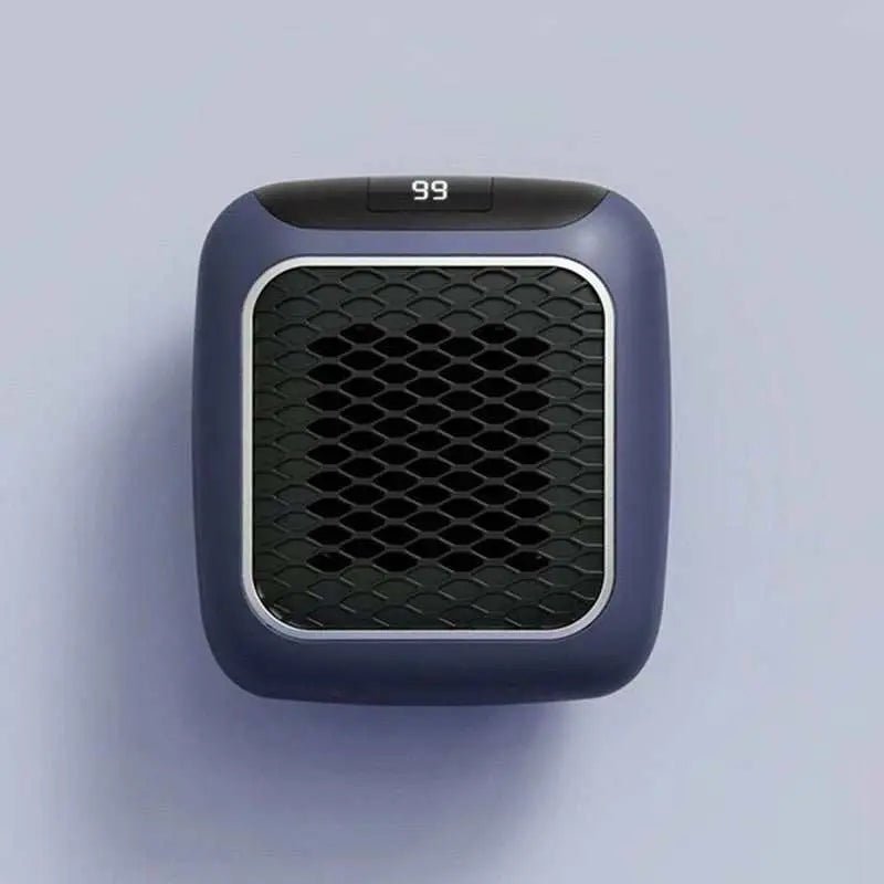 Mini Fan Heater Wall-mounted Dormitory Warm Artifact Blue 1PCS