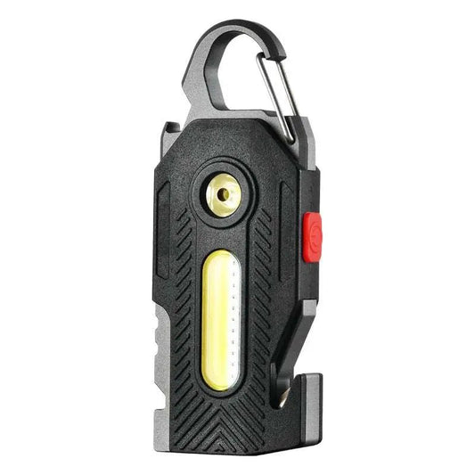 Multifunctional Charging Emergency Light Convenient Keychain Work Light COB High Brightness Maintenance Light Outdoor Camping LED Light Multifunctional emergency ligh