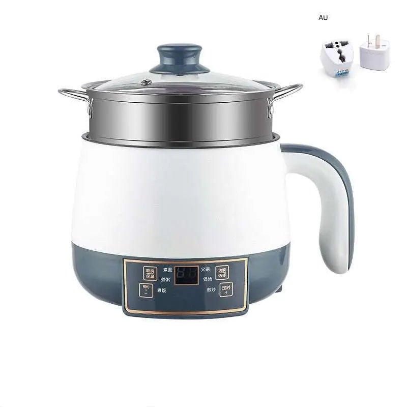 Multifunctional Electric Cooking Pot For Student Dormitories Single pot and steamer AU