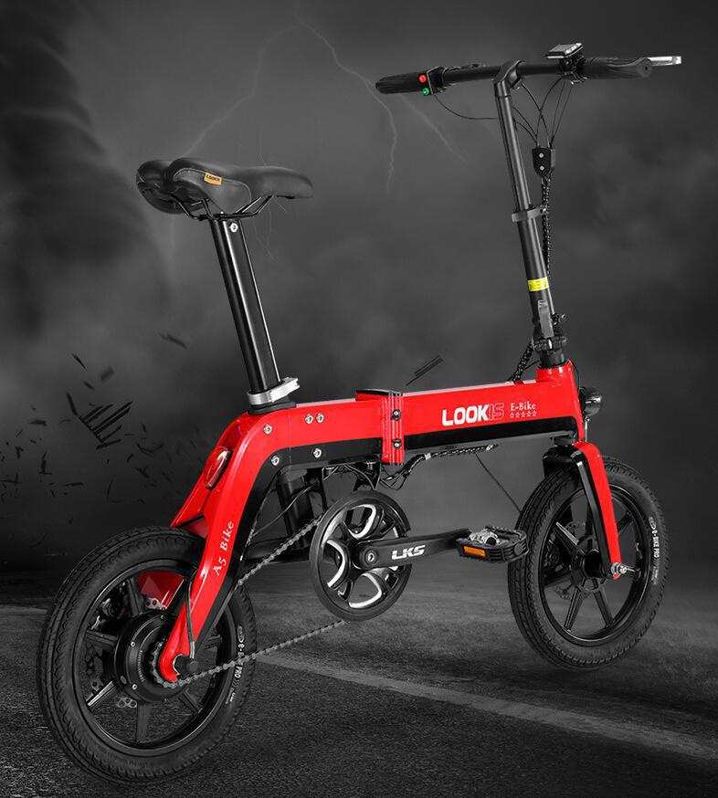 New Bestselling Ebike Electric Bicycle Foldable Red