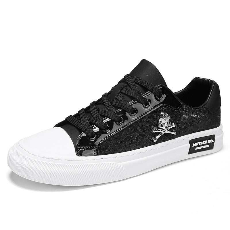 New Fashion Casual Skull Sneakers DM 7799 Black