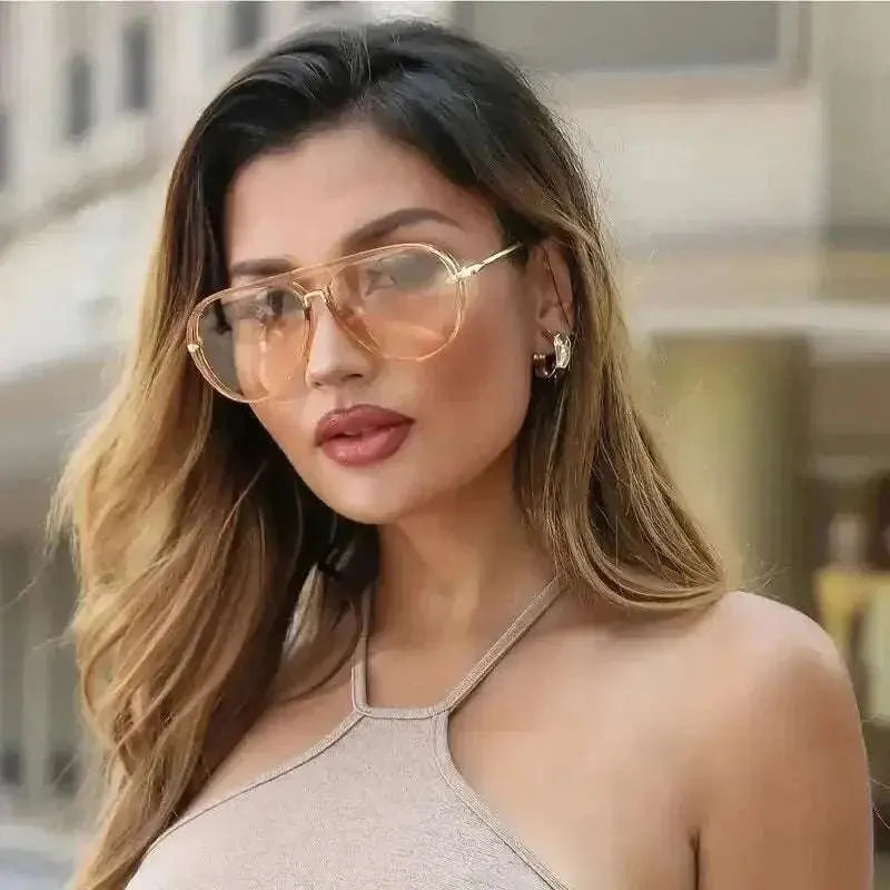 New Fashion Colored Sunglasses For Men And Women Aviator Glasses Uv400