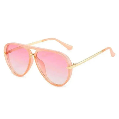 New Fashion Colored Sunglasses For Men And Women Aviator Glasses Uv400 pink