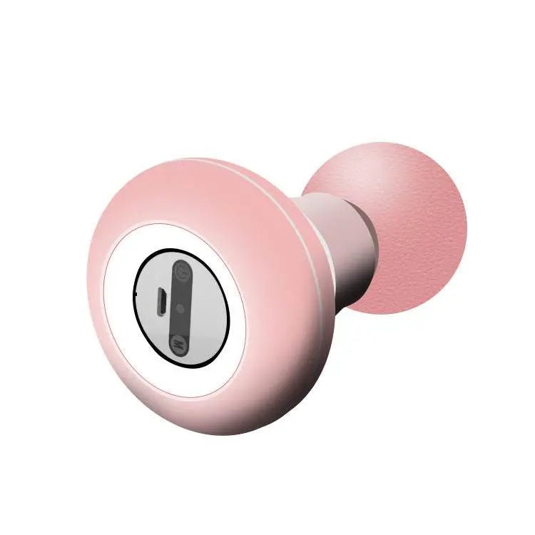 New Mini Massager Muscle Relax Fascia Gun Smart Body Muscle Massage Relaxer Vibrating Portable Pocket Male And Female Fascia Gun Pink USB