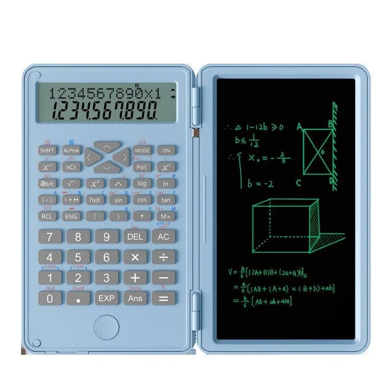 New Scientific Calculator Accounting Special Portable Mini Tablet Computing Machine Handwriting Board Exam Student Blue Scientific Calculator
