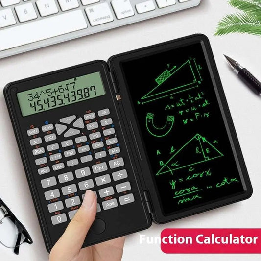 New Scientific Calculator Accounting Special Portable Mini Tablet Computing Machine Handwriting Board Exam Student Black Scientific Calculator