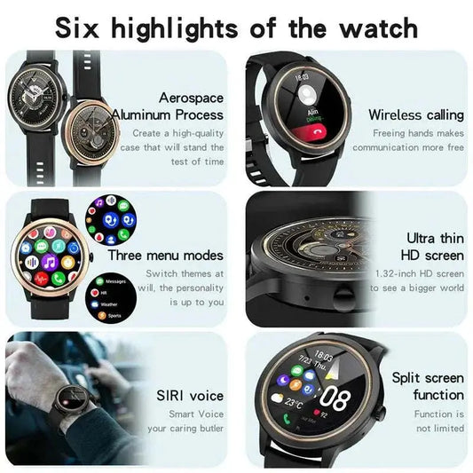 New Women Bluetooth Call Smart Watch Heart Rate Blood Pressure Monitoring Smartwatches Waterproof Men Smartwatch For Android IOS