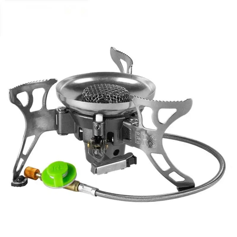 Outdoor Camping Stove Camping Gas Stove Silver 186x86mm