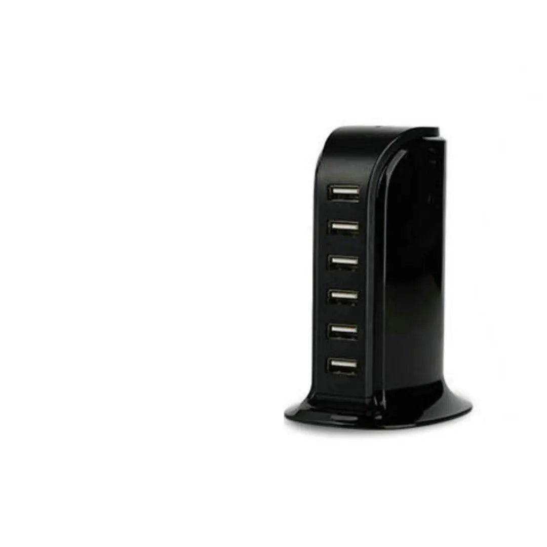PD Charger 5USB 6USB PD Fast Charge Black