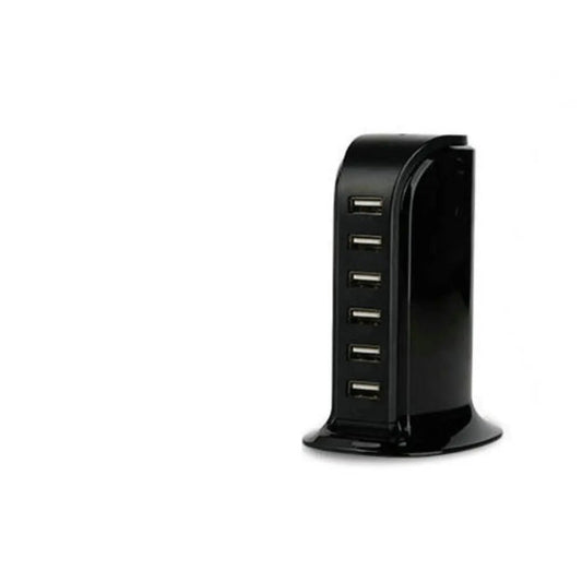 PD Charger 5USB 6USB PD Fast Charge Black
