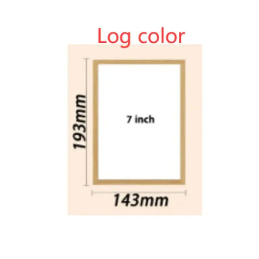 Personalized Light Painting Custom Photo Painting Led Glowing Photo Frame Art Light Decoration Christmas Color light switching 7 inches Log color