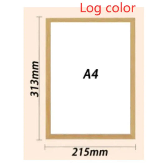 Personalized Light Painting Custom Photo Painting Led Glowing Photo Frame Art Light Decoration Christmas Color light switching A4 Log color