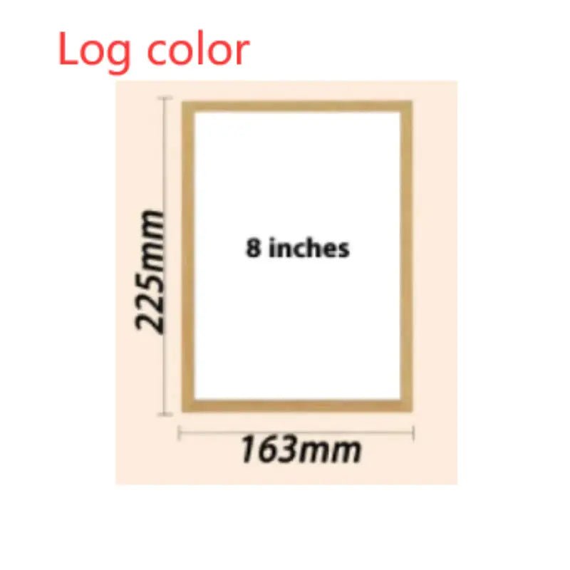 Personalized Light Painting Custom Photo Painting Led Glowing Photo Frame Art Light Decoration Christmas Color light switching 8 inches Log color