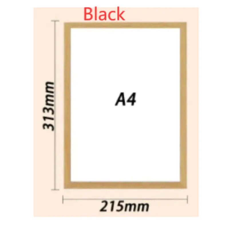 Personalized Light Painting Custom Photo Painting Led Glowing Photo Frame Art Light Decoration Christmas Color light switching A4 Black