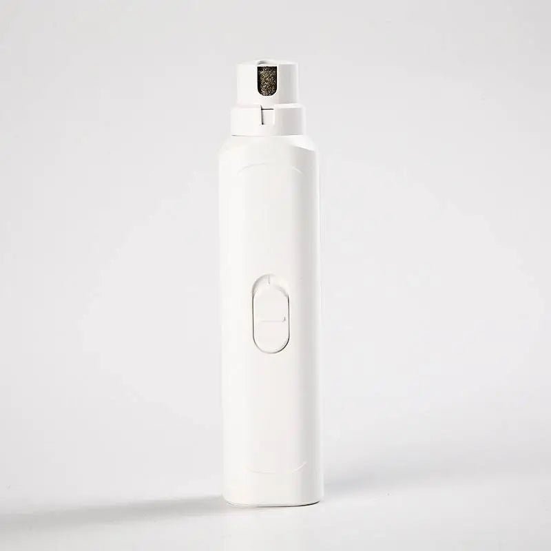 Pet Nail Grinder Dog Cat Battery Model Nail Trimmer Large And Small Dogs Nail Clippers Pet Grooming Tools Pet Products Elegant White T10 Nail Piercing Device 1PCS