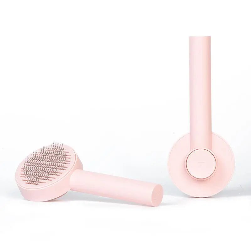 Pet Needle Comb Hair Remover Brush Dog And Cat Pet Comb Self Cleaning Massage Brushes Grooming Supplies No 9 Comb Pink