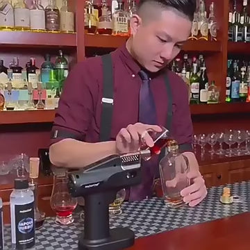 The Handheld Smoked Bubble Gun Bar Wine Mixer Fogger Machine