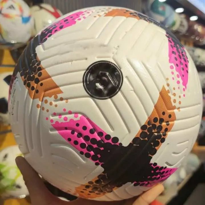 PU Patch Size 5 Outdoor Sports Football Pink Ball 5