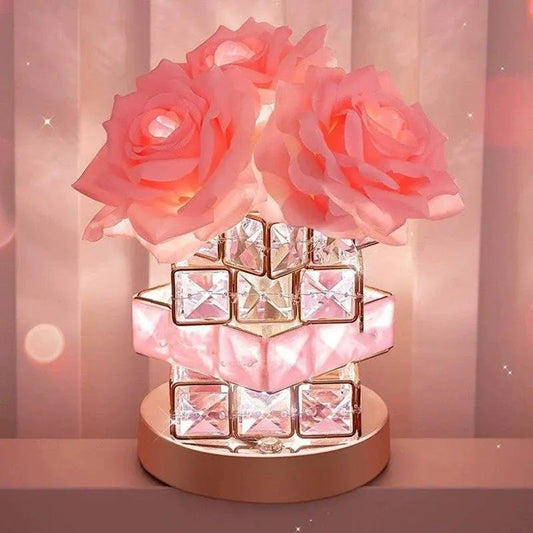 Rubik's Cube Crystal Lamp Bedroom Creative Decorative Atmosphere Home Decor usb