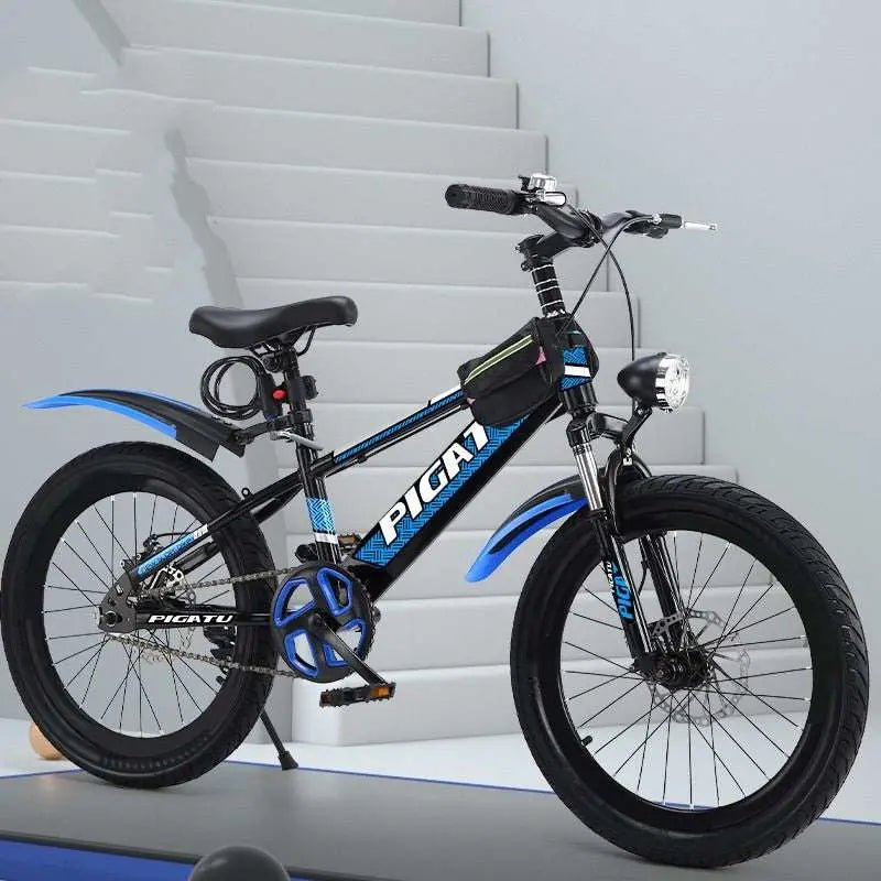 Single Pupil Shock Absorbing Variable Speed Mountain Bike Blue 1 Style