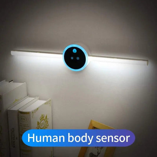 Smart Cabinet Light Clock Timing Sensor Light Removable LED Wardrobe Light Human Body Sensor Light Human body induction