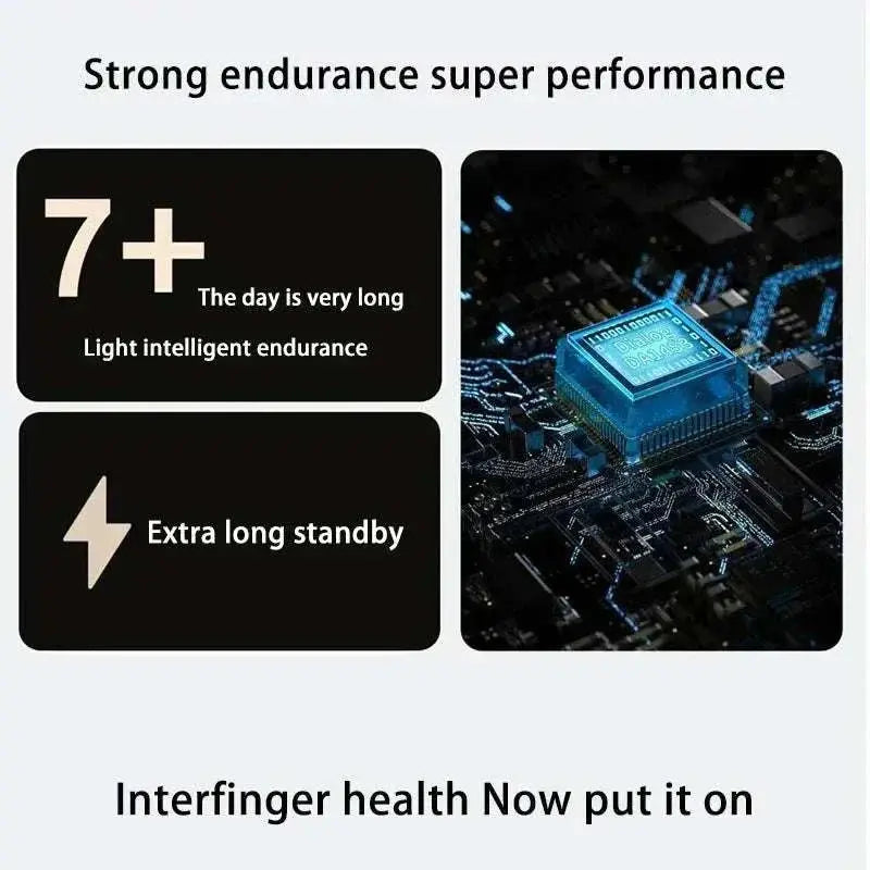 Smart Ring Men Women Bluetooth Monitoring Blood Heart Rate Blood Oxygen Monitoring Multi Sports IP68 5ATM Waterproof 2025