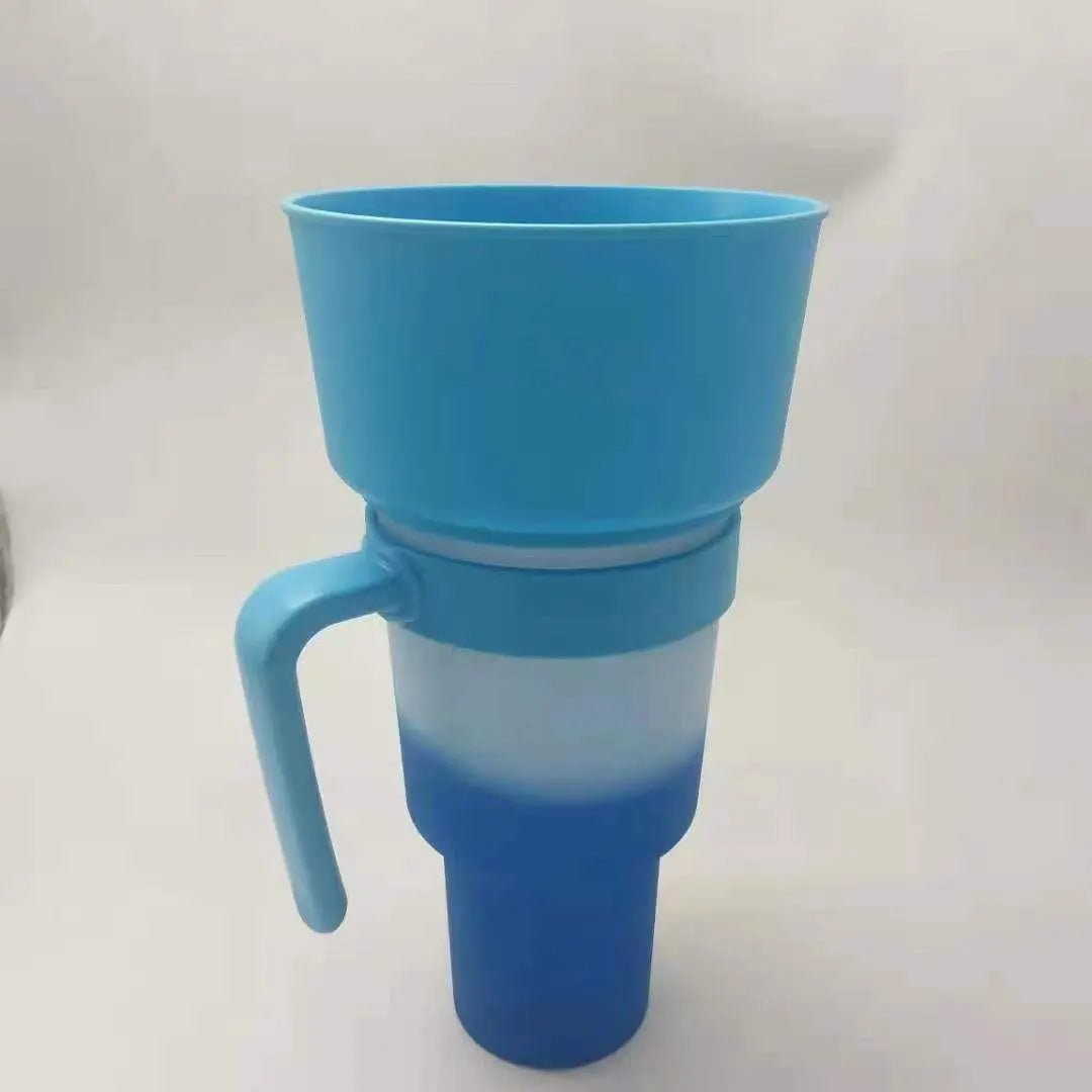 Snack With Handle Straw Cup Kitchen Gadgets Blue Cold Water Color 901to1000ml