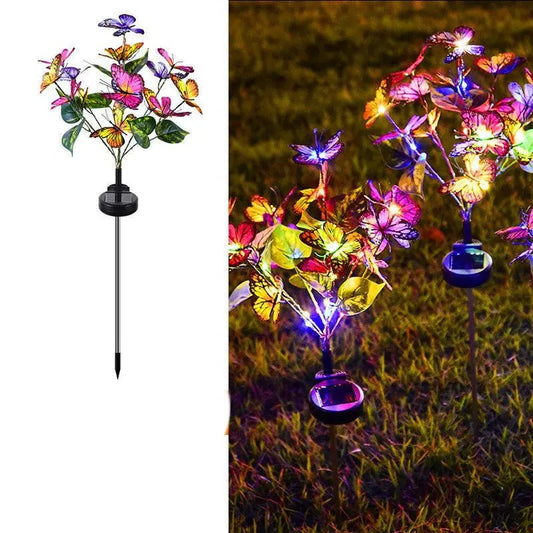 Solar Butterfly Courtyard Light Led Lawn lamp