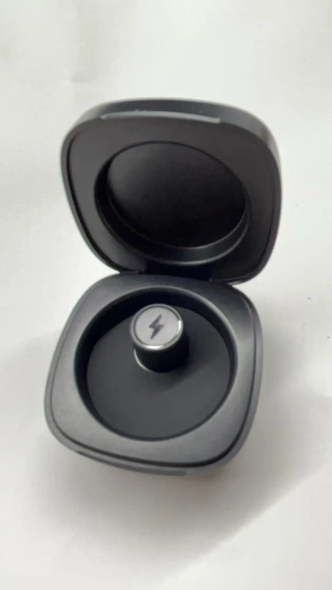 Stainless Steel Electroplating Smart Ring Luminous Dragon Pattern Black Warehouse