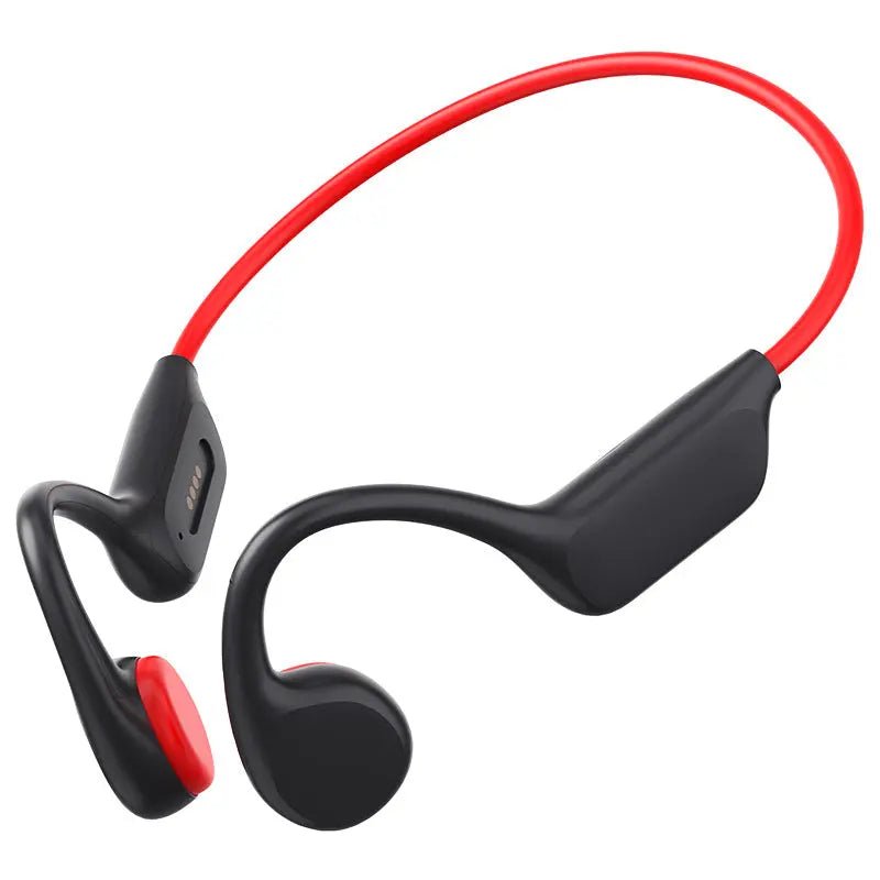 Swimming Headset Listening Music With 32G Memory Long Battery Life Black And Red Sports earphones