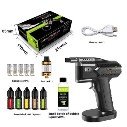 The Handheld Smoked Bubble Gun Bar Wine Mixer Fogger Machine