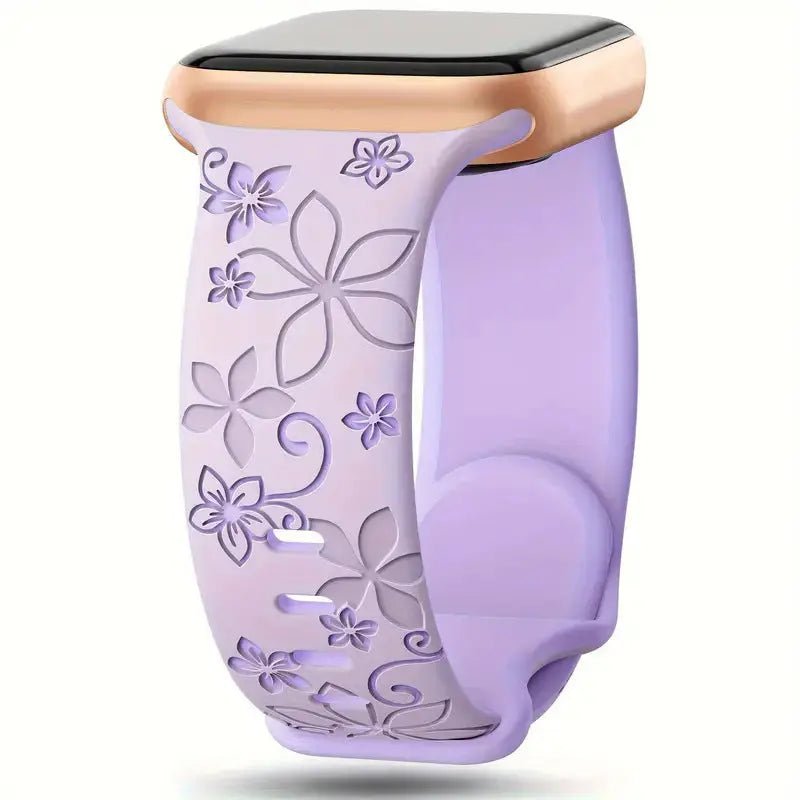 Two-tone Silicone Strap Bauhinia Lavender Violet