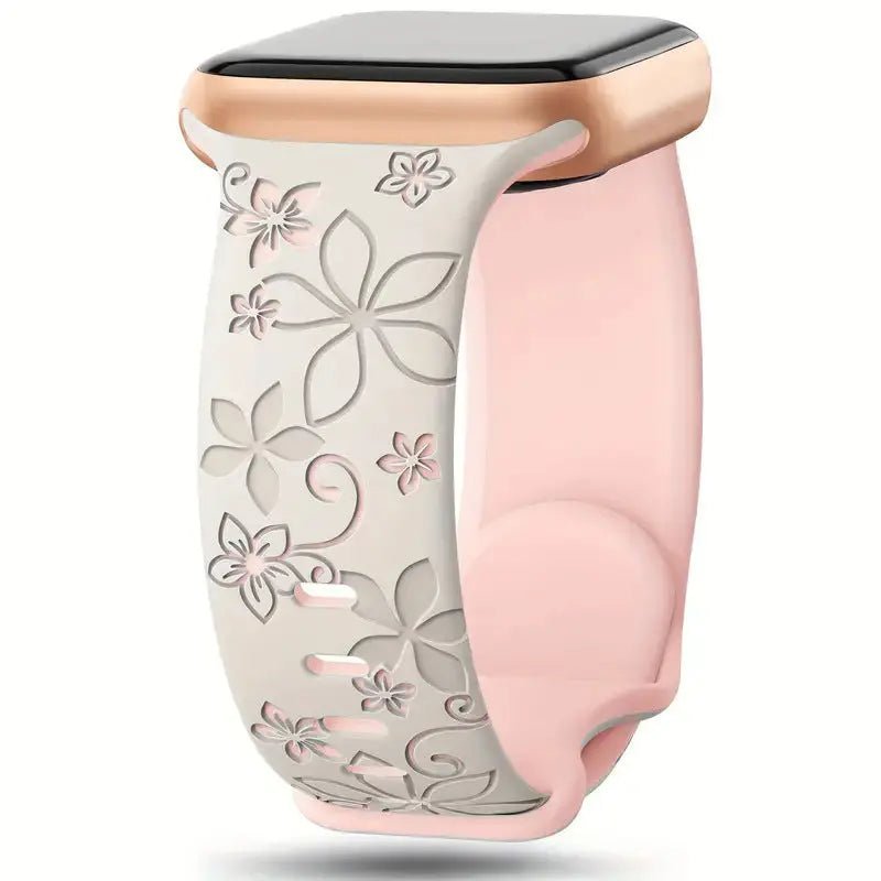 Two-tone Silicone Strap Bauhinia Starlight Flour Bottom
