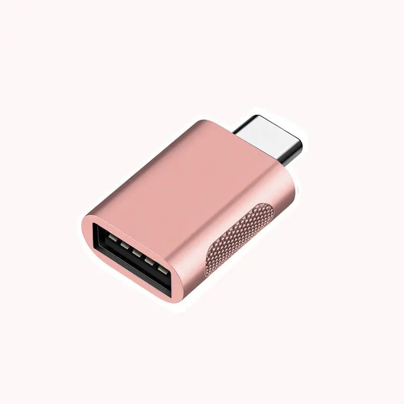 Type-C To USB32 Female Mobile Phone Adapter Rose Gold A