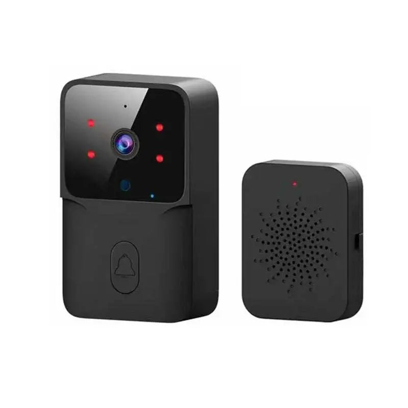 Video Doorbell Wireless Remote Home Monitoring Video Black English