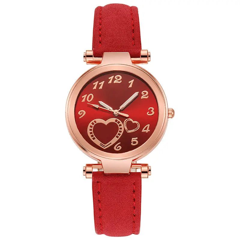 Women's Retro Love Watch Jewelry Set Watch
