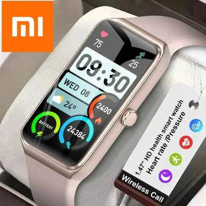 Xiaomi 2025 New 1.47” HD Smart Watch Women Sports Fitness Bracelet Thermometer Health Monitor Waterproof Women Smartwatch