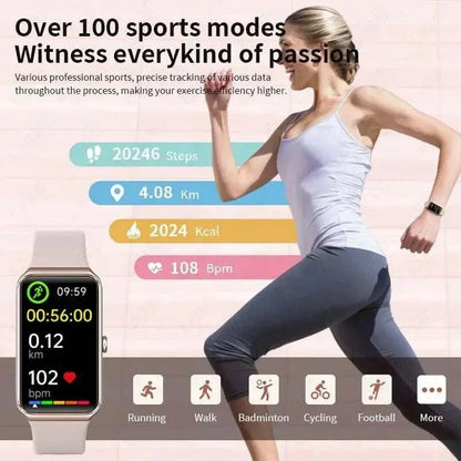 Xiaomi 2025 New 1.47” HD Smart Watch Women Sports Fitness Bracelet Thermometer Health Monitor Waterproof Women Smartwatch
